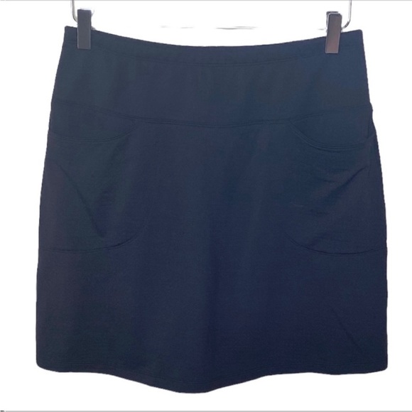 IBKUL Ladies 18" Pull On Straight Golf Skort Skirt S black - Picture 2 of 8